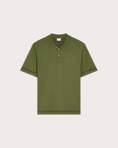 B-Thabor Embroidery Polo, Acid Green, hi-res
