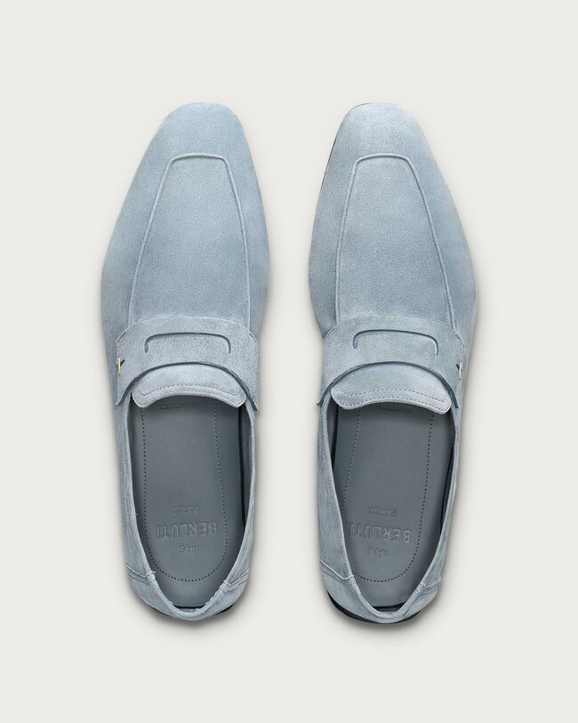 Lorenzo Drive Loafer, Stone Denim, hi-res
