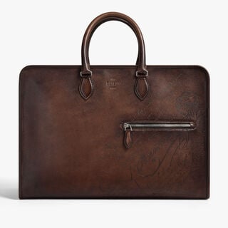 Overnight Scritto Leather Travel Bag
