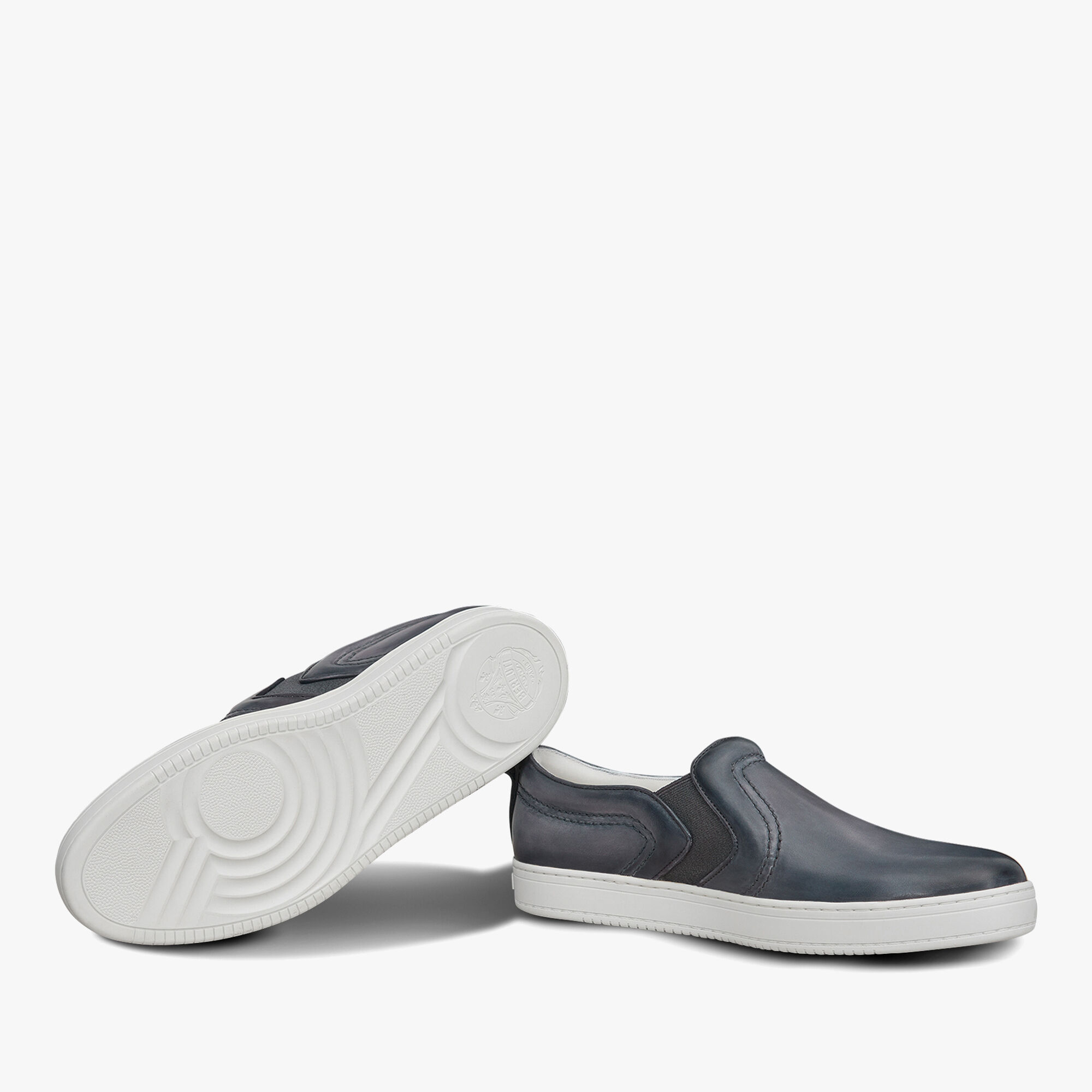 Playtime Scritto Leather Slip-On, LIGHT ALUMINIO, hi-res 4
