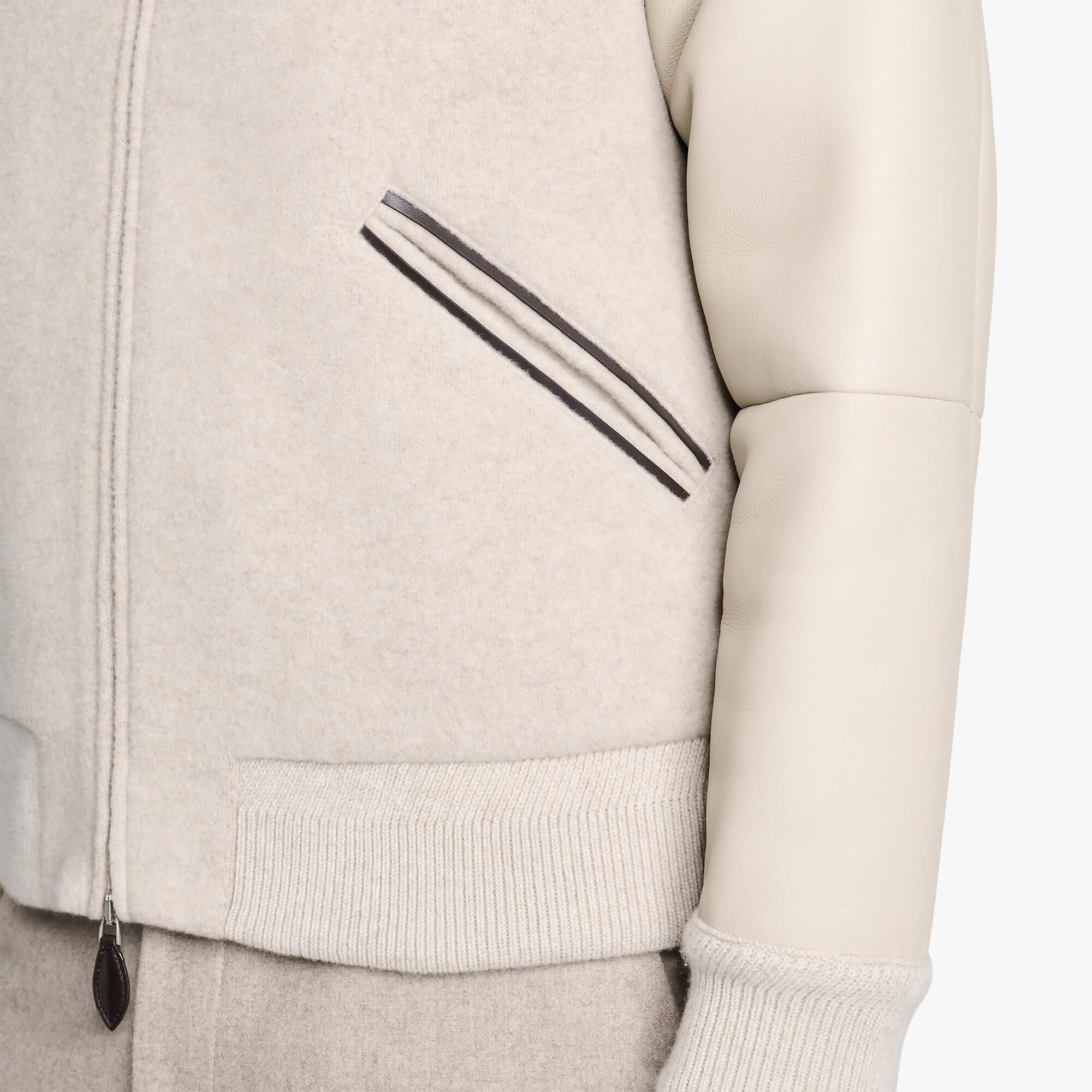 Cashmere blouson jacket