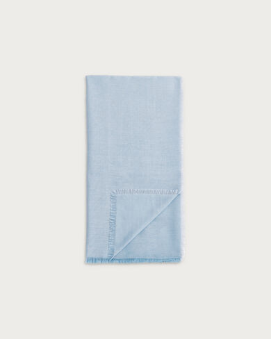 Scritto Pattern Scarf, Cornflower Blue, hi-res