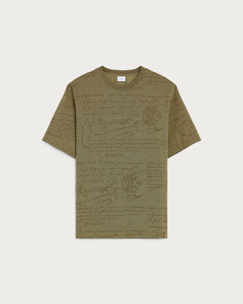 スクリット ピケ Tシャツ, Salvia, hi-res
