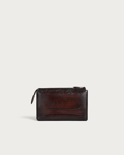 Pochette Zipp&eacute;e Tersio, Maduro, hi-res