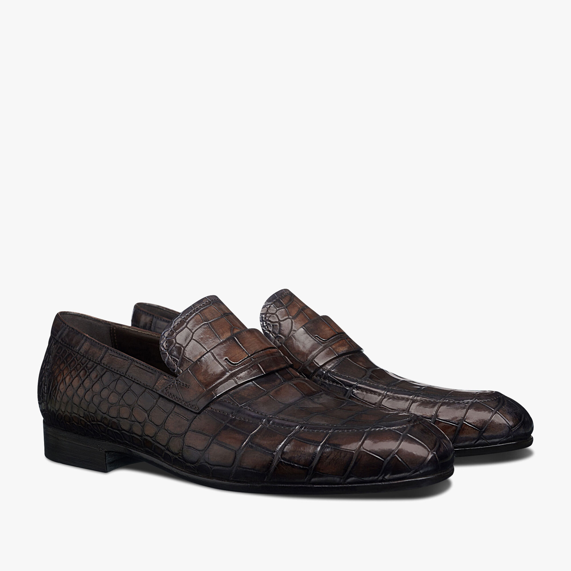 Alligator best sale skin loafers