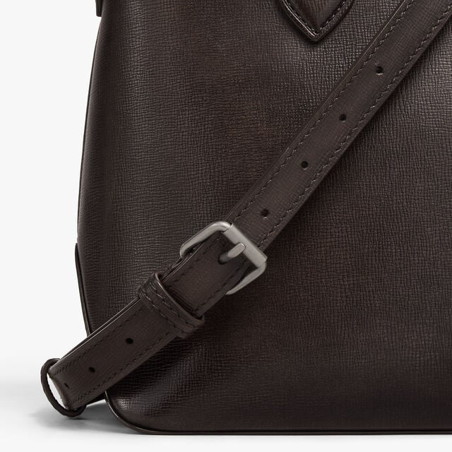 Toujours XS Tote Bag In Scritto Leather, SELVA OSCURA, hi-res 9