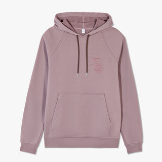 Embroidered Logo Hoodie, LILAC POWDER, hi-res
