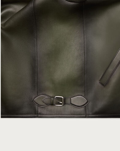 Leather Patina Un Jour Blouson, Verbena, hi-res