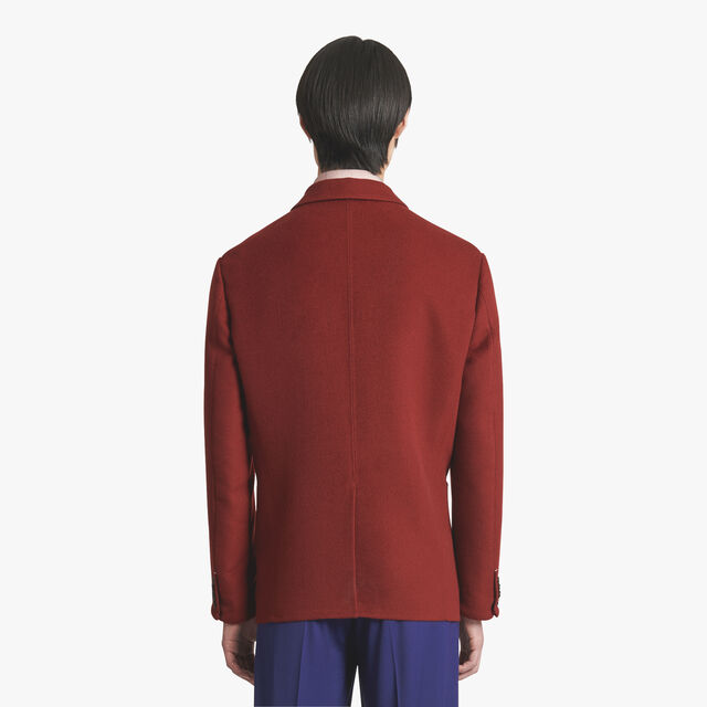 Double Face Jacket, RED OCHER / CRIMSON, hi-res 3