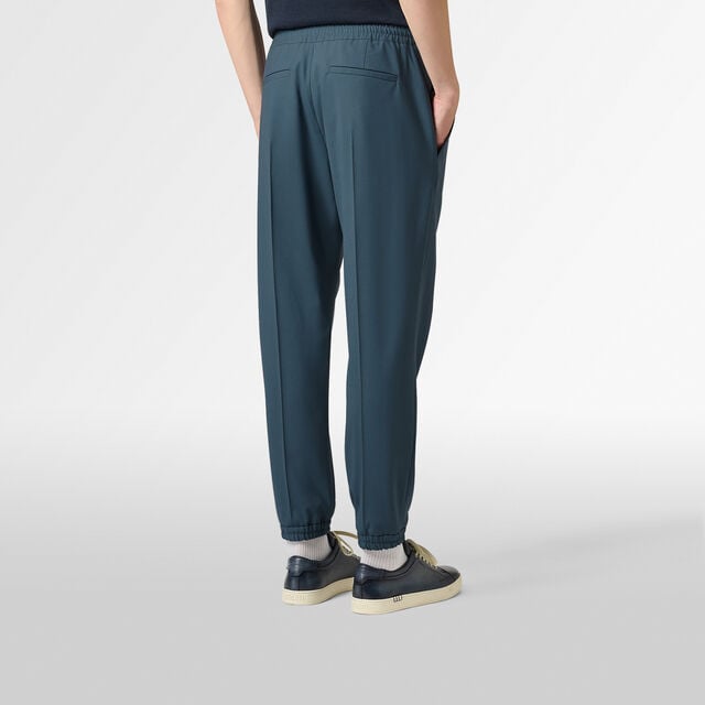 Stretch Wool Jogpants, GREYISH BLUE, hi-res 3