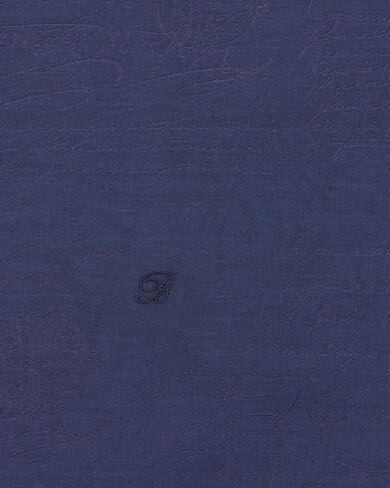 Andy Scritto Pattern Shirt, Blue Indigo, hi-res