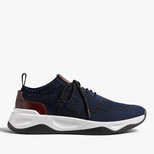Shadow Knit And Leather Sneaker