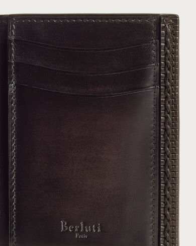 Jagua Luti Card Holder, Marrone & Nero, hi-res