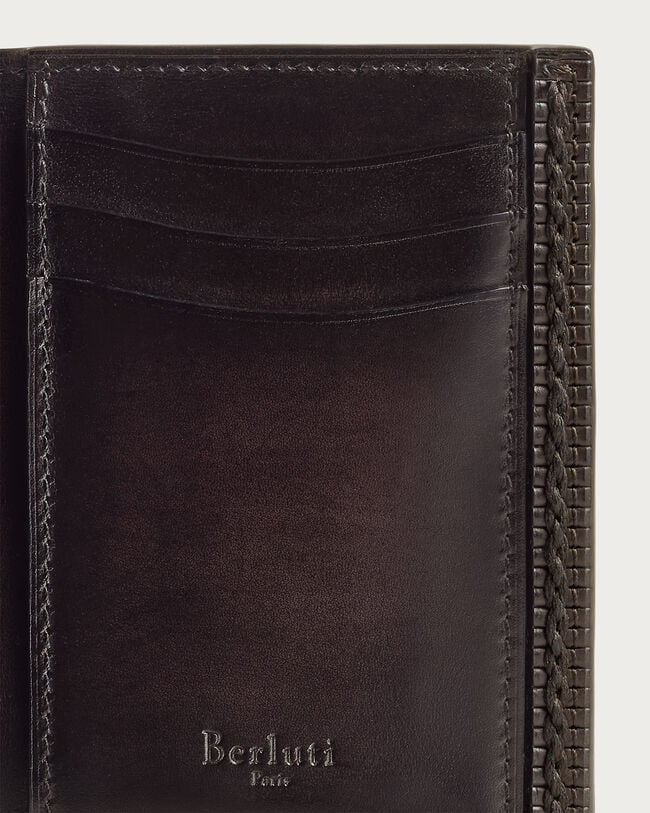 Jagua Luti Card Holder, Marrone & Nero, hi-res