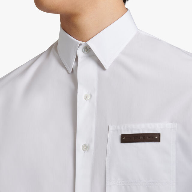 Alessandro Shirt With Leather Detail, BLANC OPTIQUE, hi-res 4