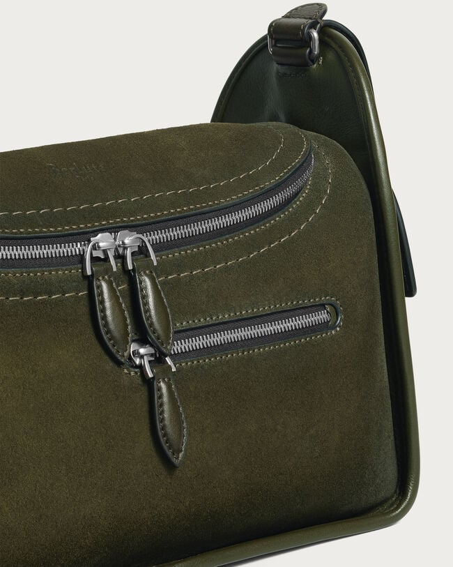 P&eacute;riple Barrel Bag Messenger, Forest, hi-res