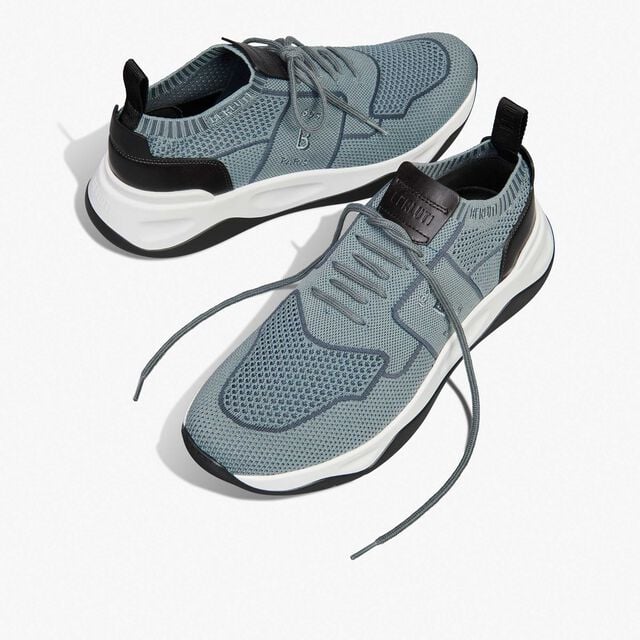 Shadow Knit And Lagoon Calf Sneaker, STONE DENIM, hi-res 7