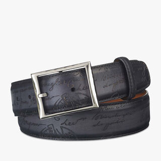 Ceinture Classic En Cuir - 35 MM, NERO, hi-res