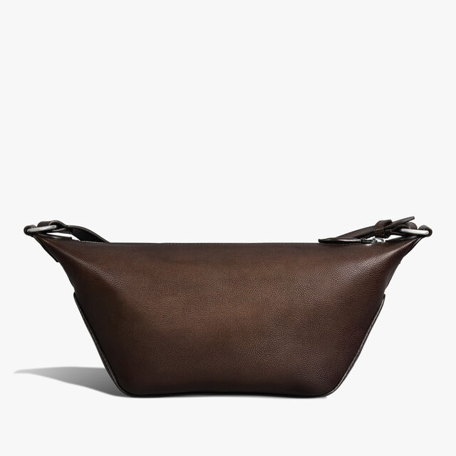 Toujours Soft Zipped Hobo Xs Scritto Leather Messenger, SOFT BROWN, hi-res 3