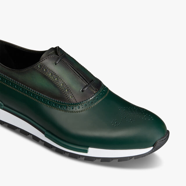 Fast Track Leather Sneaker, BEETLE GREEN, hi-res 6