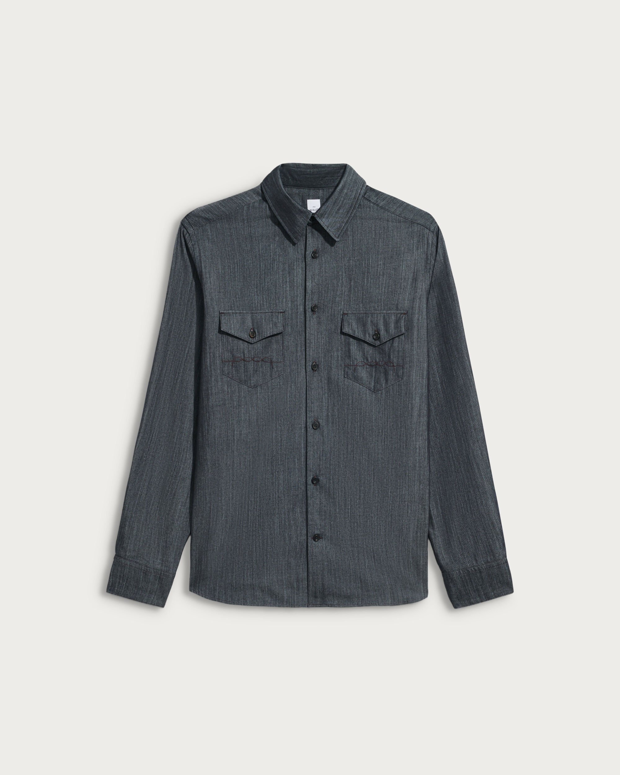 Chemise Denim, Indigo, hi-res