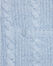 Cable Knit Vareuse with Leather Details, Periwinkle Blue, Image 1