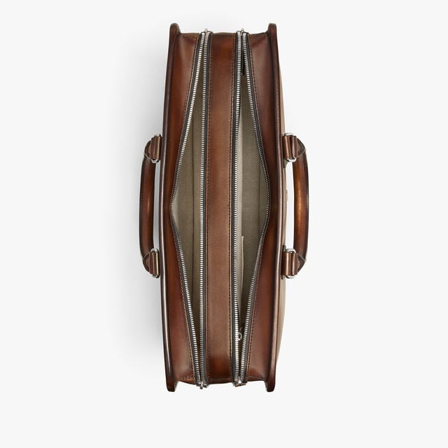 Cartable Deux Jours En Cuir, CACAO INTENSO, hi-res 11