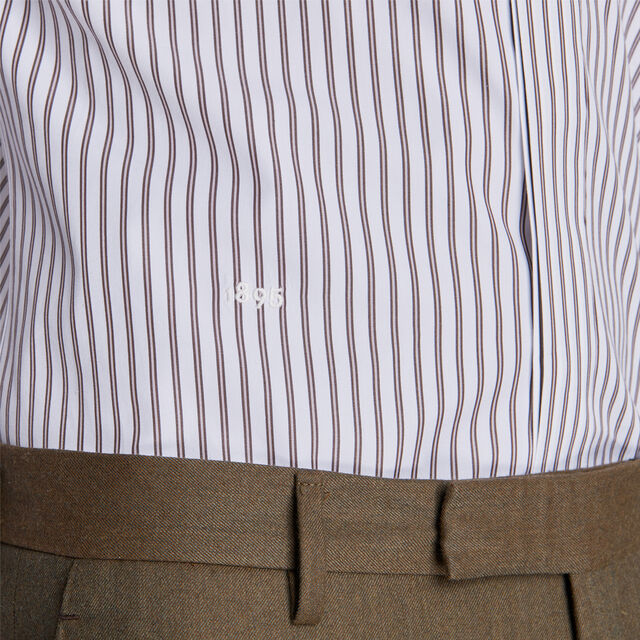 Chemise Rayée Andy En Coton, BROWN STRIPES, hi-res 5