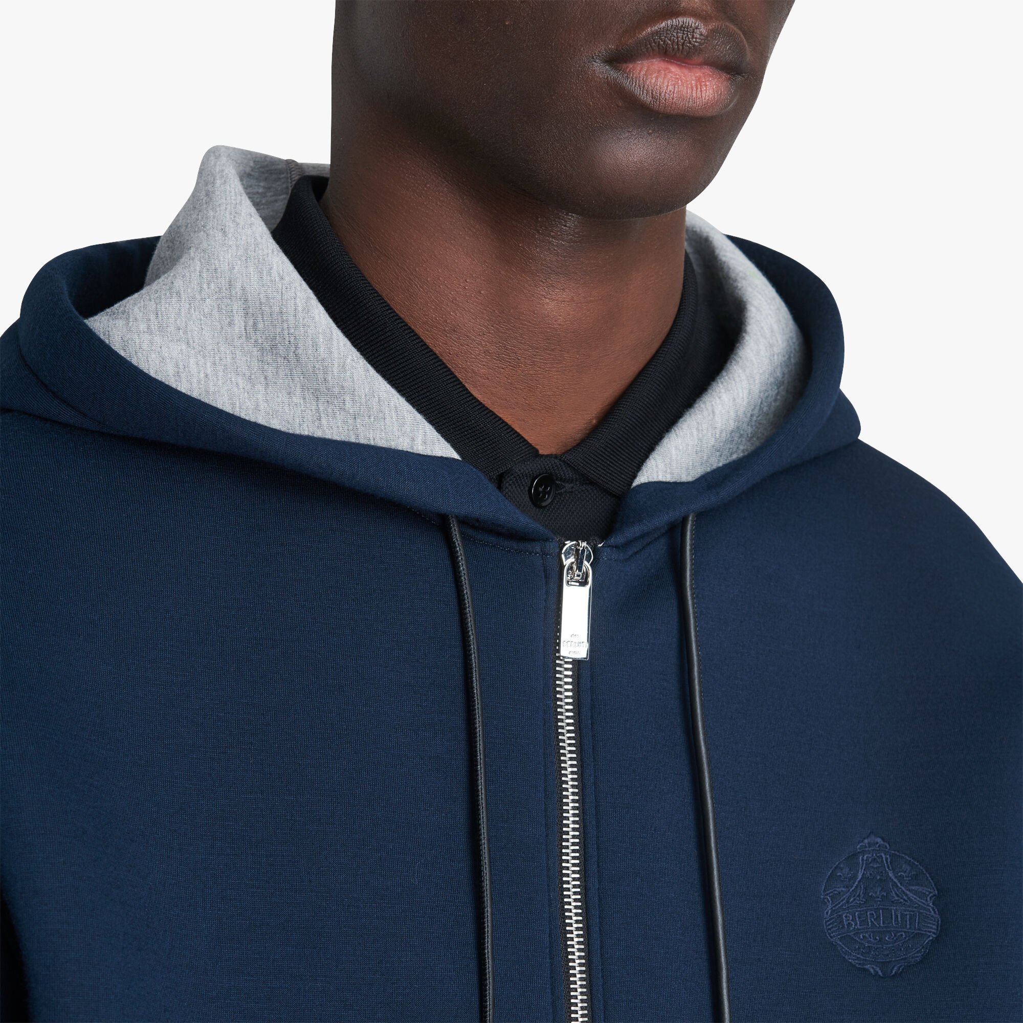 jersey zipper jacket