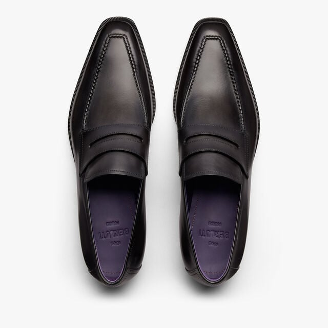 Andy Démesure Leather Loafer, NERO GRIGIO, hi-res 3