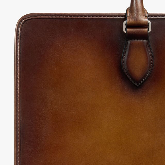 Cartable Deux Jours En Cuir, CACAO INTENSO, hi-res 9