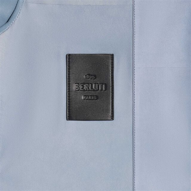 Suede Overshirt, PALE BLUE, hi-res 7