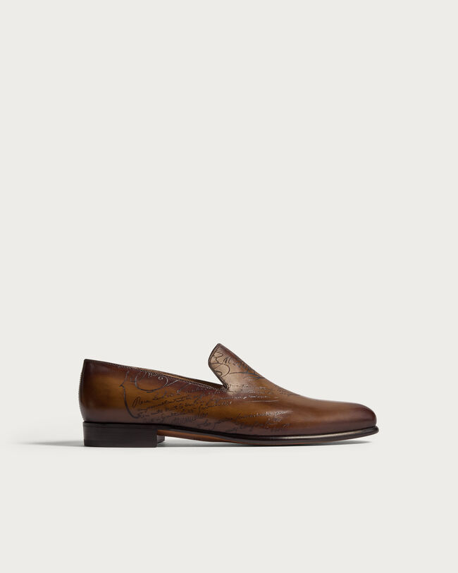 Galet Cursive Slipper, Tobacco Bis, hi-res