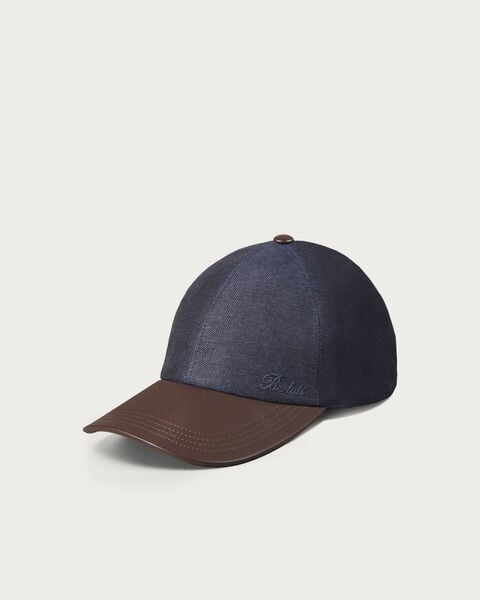 Casquette avec Visi&egrave;re en Cuir, Shades Of Blue, hi-res