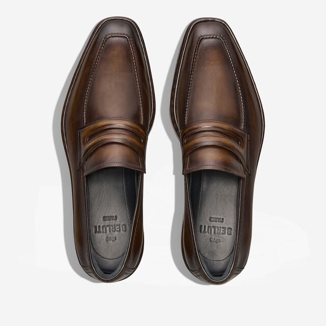 Mocassin Andy Alto En Cuir, MARRONE INTENSO, hi-res 3
