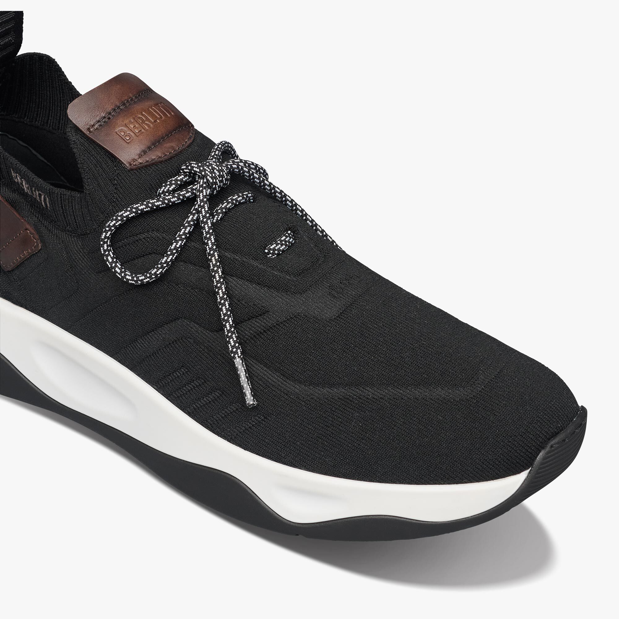Shadow Knit And Leather Sneaker Berluti GB