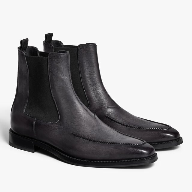Demesure Neo Flex Venezia Softy Calf Leather Chelsea Boot, NERO GRIGIO, hi-res 4