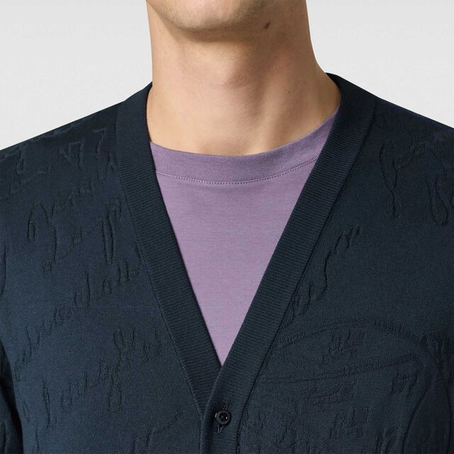 New Scritto Cardigan, COLD NIGHT BLUE, hi-res 5