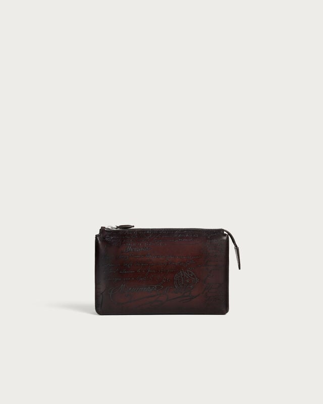 Tersio Zipped Pouch, Maduro, hi-res