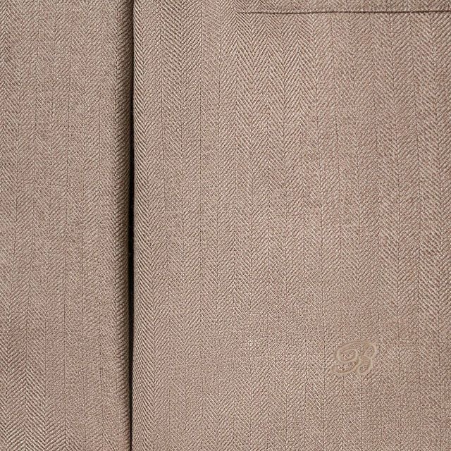 헤링본 캐주얼 셔츠, LIGHT TAUPE, hi-res 4