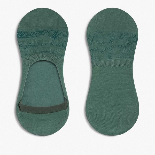 Shadow Cotton Ghost Socks, PETROL GREEN., hi-res 1