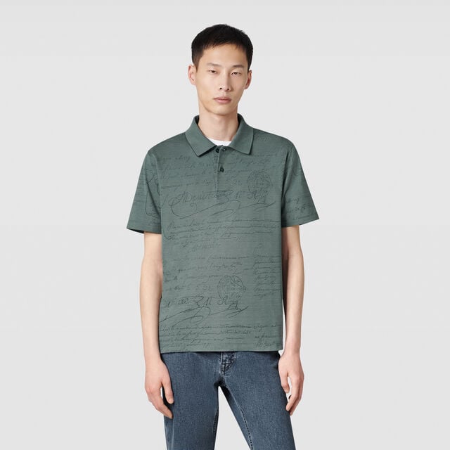 Scritto Pique Polo, SLATE BLUE, hi-res 2