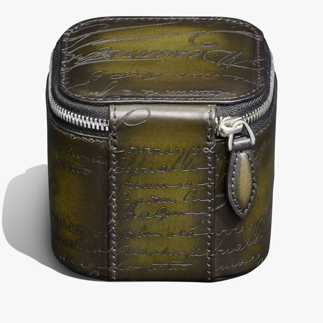 Watch Case 1 Scritto Leather, NERO CAVIAR, hi-res 4