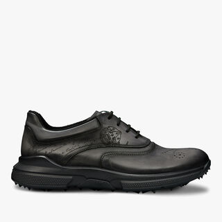 Swing Scritto Leather Golf Shoe, NERO GRIGIO, hi-res