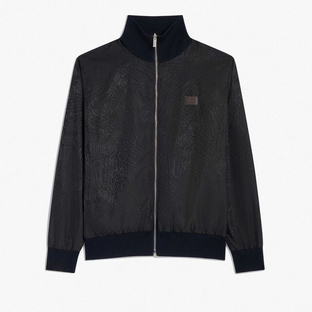 Blouson Réversible En Laine, COLD NIGHT BLUE, hi-res 1