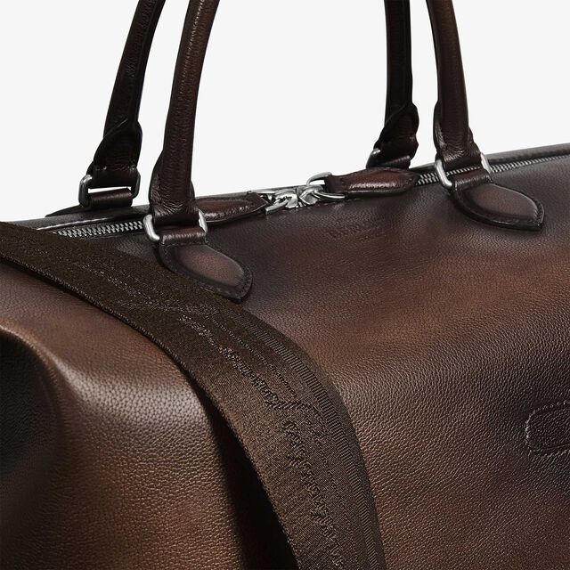 Sac De Voyage Toujours Soft Zipped Bag En Cuir, SOFT BROWN, hi-res 6