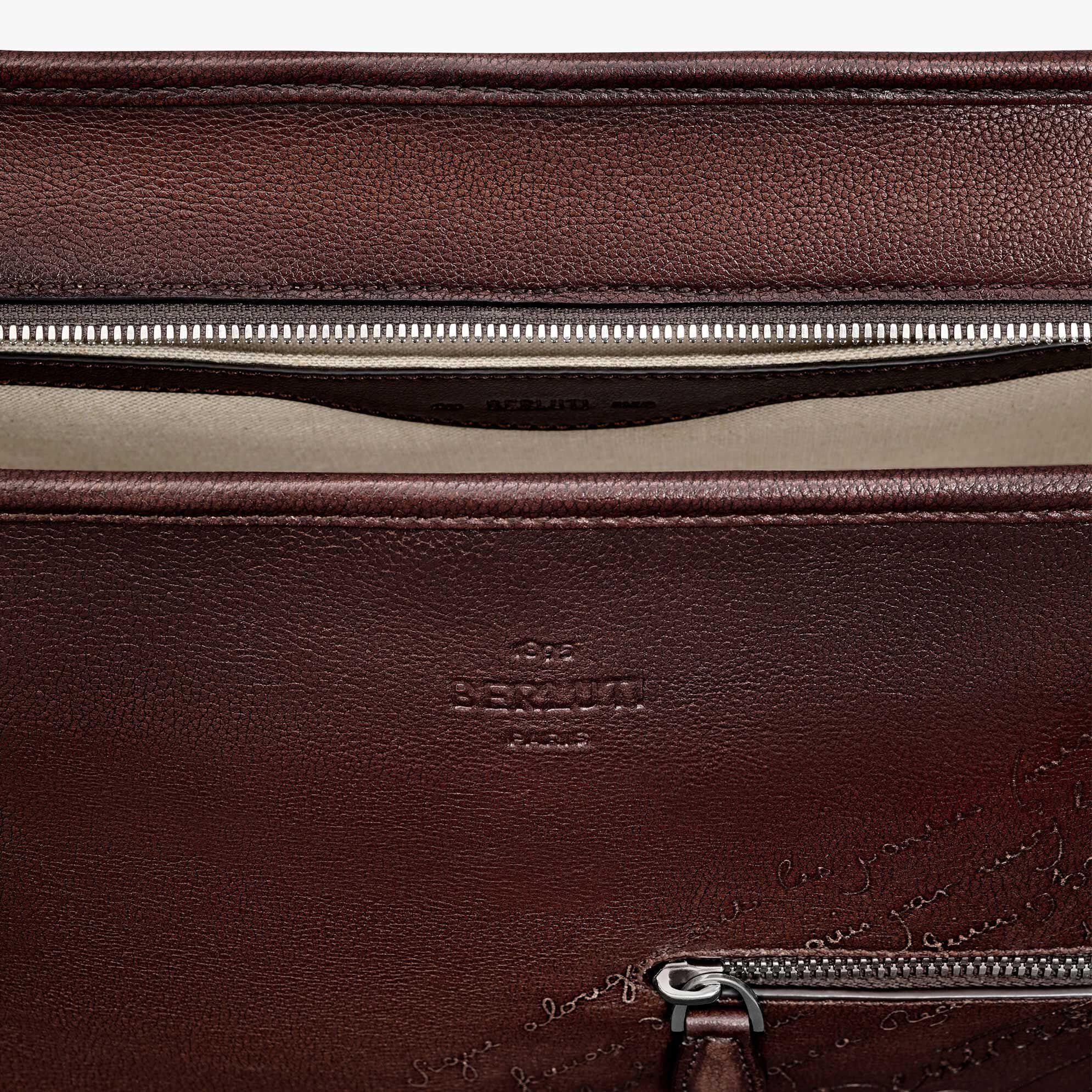 Journalier XL Scritto Leather Messenger | Berluti US Journalier XL Scritto Leather Messenger | Berluti US
