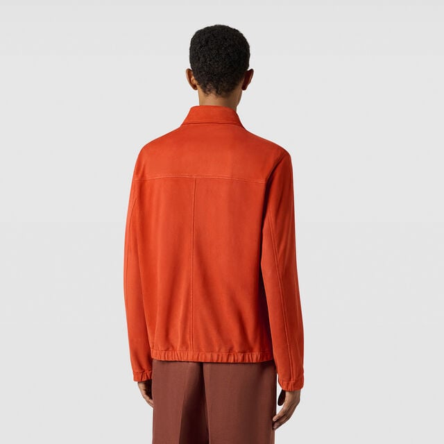 1 Jour Suede Overshirt, BURNT ORANGE, hi-res 4