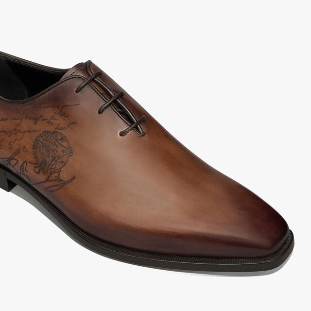 Alessandro Démesure Scritto Leather Oxford, CACAO INTENSO, hi-res 6