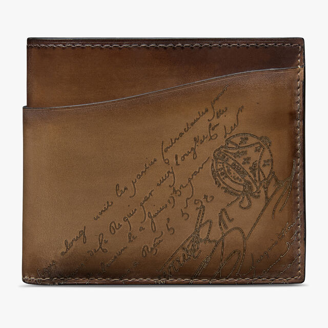 Makore Scritto Swipe Leather Wallet, DUNA, hi-res 1
